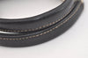 Authentic GUCCI Sherry Line Hand Bag GG Canvas Leather 131228 Navy Blue 4195J