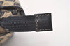 Authentic GUCCI Sherry Line Hand Bag GG Canvas Leather 131228 Navy Blue 4195J