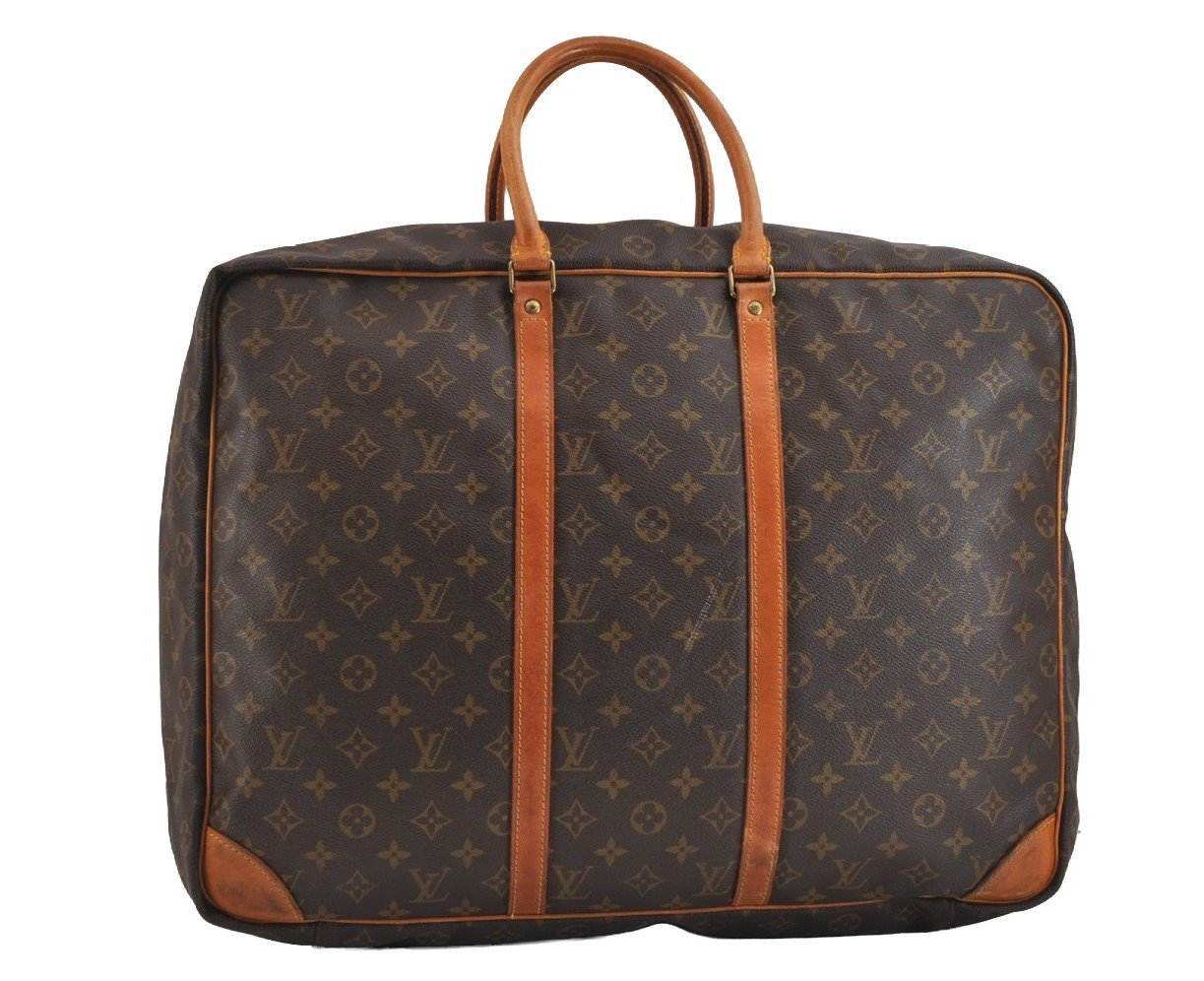 Authentic Louis Vuitton Monogram Sirius 50 Travel Boston Bag Old Model LV 4196J