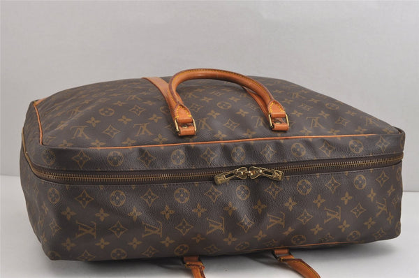 Authentic Louis Vuitton Monogram Sirius 50 Travel Boston Bag Old Model LV 4196J