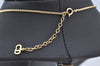 Authentic Christian Dior Gold Tone Rhinestone Chain Pendant Necklace CD 4196K