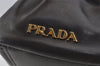 Authentic PRADA Leather Nappa Shoulder Hand Bag Purse BR4351 Black Junk 4199J
