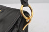 Authentic PRADA Leather Nappa Shoulder Hand Bag Purse BR4351 Black Junk 4199J