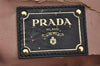 Authentic PRADA Leather Nappa Shoulder Hand Bag Purse BR4351 Black Junk 4199J