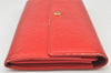 Authentic Louis Vuitton Vernis Portefeuille Sarah Wallet Red M91739 LV 4199K