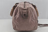 Authentic BALENCIAGA Classic Twiggy 2Way Hand Bag Leather 128523 Purple 4200J