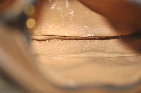 Authentic GUCCI GG Plus Shoulder Cross Body Bag Purse PVC Leather Brown 4202I