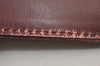 Authentic Cartier Must de Cartier Leather Shoulder Cross Bag Bordeaux Red 4202J