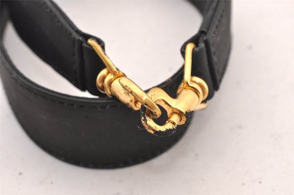 Authentic GUCCI Bamboo 2Way Shoulder Tote Bag Suede Leather Black Junk 4203I