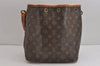 Authentic Louis Vuitton Monogram Petit Noe M42226 Shoulder Drawstring Bag 4203J