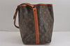 Authentic Louis Vuitton Monogram Petit Noe M42226 Shoulder Drawstring Bag 4203J