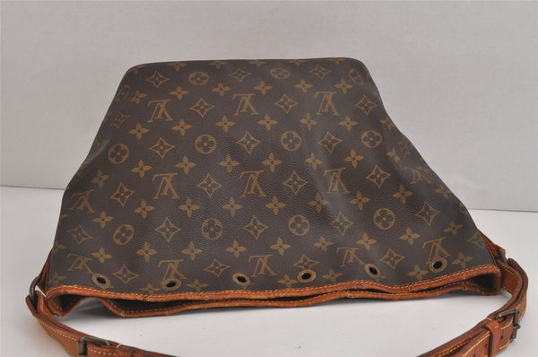 Authentic Louis Vuitton Monogram Petit Noe M42226 Shoulder Drawstring Bag 4203J