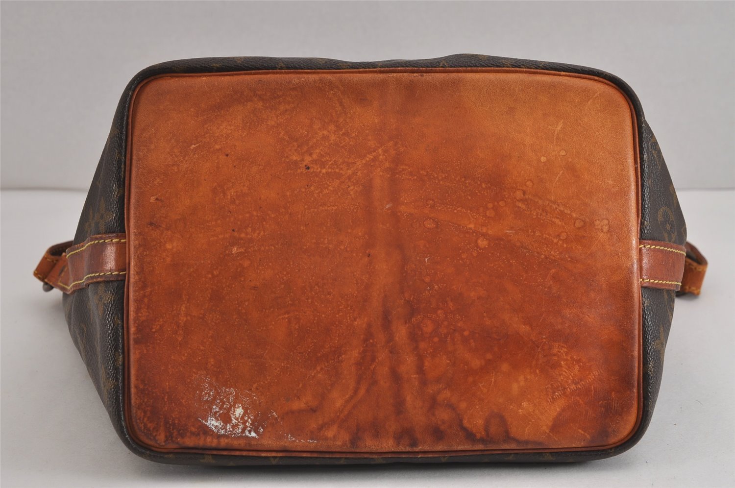 Authentic Louis Vuitton Monogram Petit Noe M42226 Shoulder Drawstring Bag 4203J