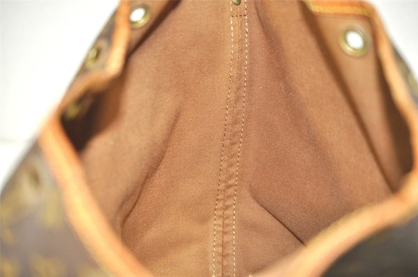 Authentic Louis Vuitton Monogram Petit Noe M42226 Shoulder Drawstring Bag 4203J