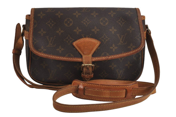 Authentic Louis Vuitton Monogram Sologne Shoulder Cross Body Bag M42250 LV 4204J