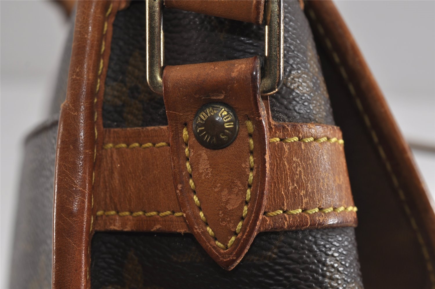 Authentic Louis Vuitton Monogram Sologne Shoulder Cross Body Bag M42250 LV 4204J