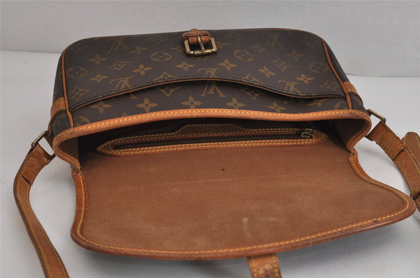 Authentic Louis Vuitton Monogram Sologne Shoulder Cross Body Bag M42250 LV 4204J