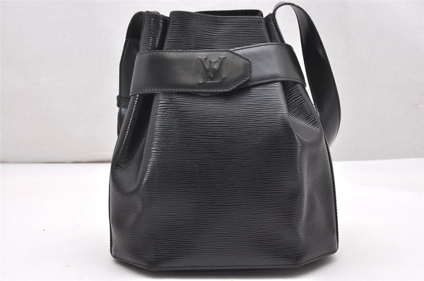 Auth Louis Vuitton Epi Sac De Paule PM Shoulder Cross Bag Black M80157 LV 4204K