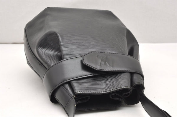 Auth Louis Vuitton Epi Sac De Paule PM Shoulder Cross Bag Black M80157 LV 4204K