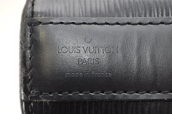 Auth Louis Vuitton Epi Sac De Paule PM Shoulder Cross Bag Black M80157 LV 4204K