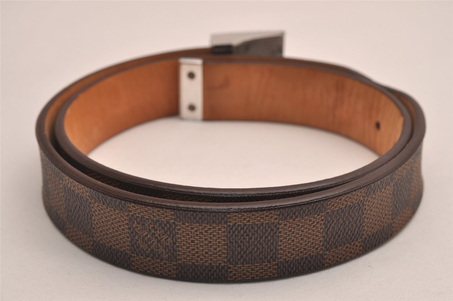 Authentic Louis Vuitton Damier Ceinture Carre Belt 80cm 31.5