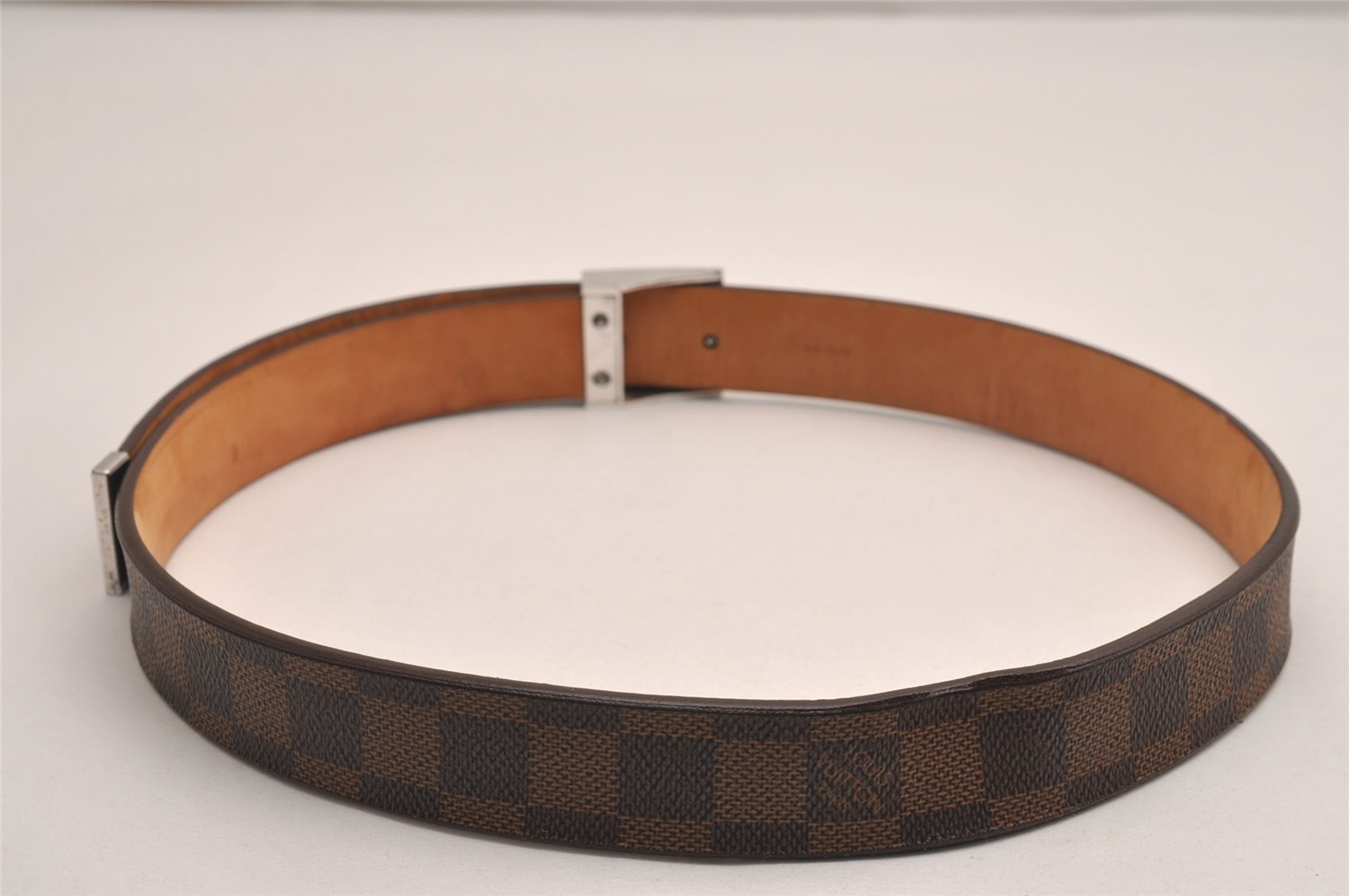 Authentic Louis Vuitton Damier Ceinture Carre Belt 80cm 31.5