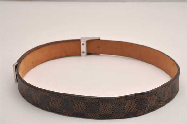 Authentic Louis Vuitton Damier Ceinture Carre Belt 80cm 31.5" M6803 LV 4205J