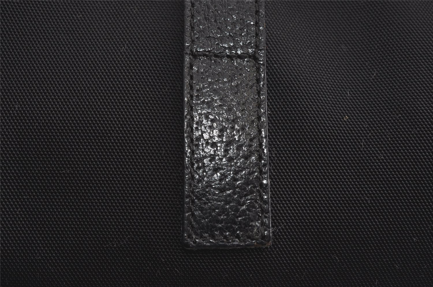 Authentic GUCCI Jackie Shoulder Hand Bag Purse Nylon Leather 0013306 Black 4206I