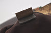 Authentic GUCCI Web Sherry Line Tote Hand Bag GG Canvas Leather Brown 4206J