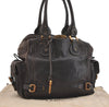 Authentic Chloe Vintage Paddington Leather Shoulder Hand Bag Brown 4208J