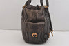 Authentic Chloe Vintage Paddington Leather Shoulder Hand Bag Brown 4208J