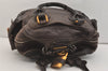 Authentic Chloe Vintage Paddington Leather Shoulder Hand Bag Brown 4208J