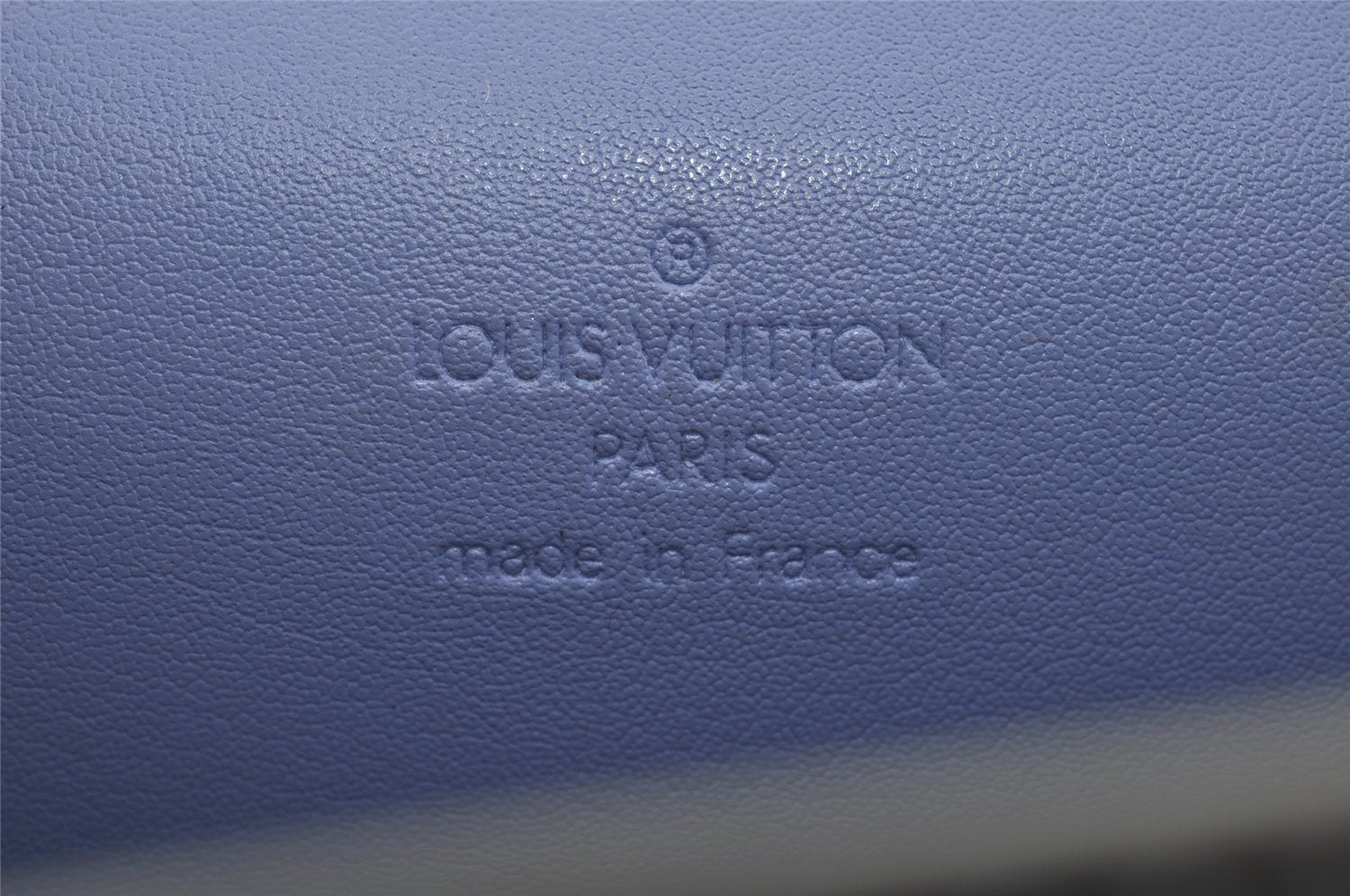 Authentic Louis Vuitton Vernis Spring Street Hand Bag Light Blue M91216 LV 4209I