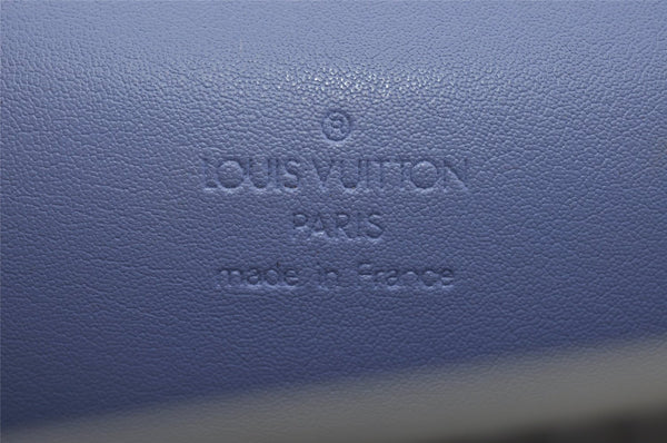 Authentic Louis Vuitton Vernis Spring Street Hand Bag Light Blue M91216 LV 4209I