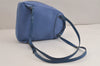 Authentic Stella McCartney Falabella 2Way Shoulder Backpack Leather Blue 4209J