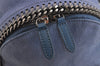 Authentic Stella McCartney Falabella 2Way Shoulder Backpack Leather Blue 4209J