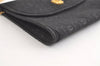 Authentic Christian Dior Honeycomb Shoulder Bag Chain Canvas Leather Black 4209K