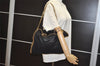 Authentic Stella McCartney Falabella Shoulder Hand Bag Leather Black 4211J