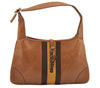 Authentic GUCCI Sherry Line Shoulder Bag Kandinsky Leather 0014057 Brown 4213J