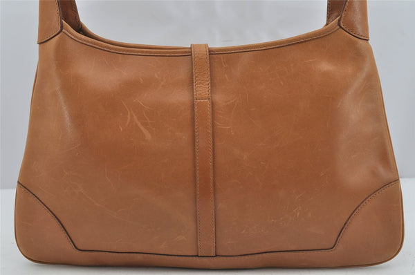 Authentic GUCCI Sherry Line Shoulder Bag Kandinsky Leather 0014057 Brown 4213J