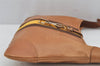Authentic GUCCI Sherry Line Shoulder Bag Kandinsky Leather 0014057 Brown 4213J