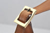 Authentic GUCCI Sherry Line Shoulder Bag Kandinsky Leather 0014057 Brown 4213J