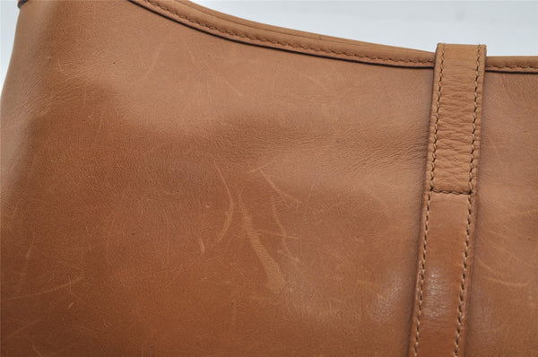 Authentic GUCCI Sherry Line Shoulder Bag Kandinsky Leather 0014057 Brown 4213J
