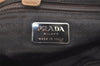 Authentic PRADA Vitello Travel Leather Nappa Shoulder Bag B8113 Beige 4213K