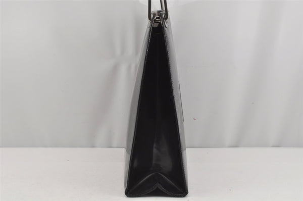 Authentic GUCCI Vintage Shoulder Hand Bag Purse Leather Black 4214J