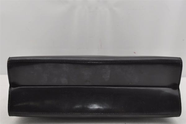 Authentic GUCCI Vintage Shoulder Hand Bag Purse Leather Black 4214J