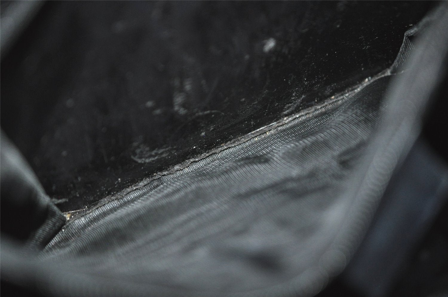 Authentic GUCCI Vintage Shoulder Hand Bag Purse Leather Black 4214J