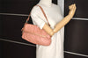 Authentic FENDI Selleria Vintage Shoulder Hand Bag Purse Leather Pink 4215I