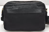 Authentic PRADA Nylon Tessuto Saffiano Leather Shoulder Bag BT0050 Black 4216K