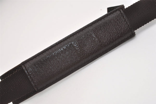 Authentic GUCCI Shoulder Cross Body Bag GG Canvas Leather 92551 Brown 4218J